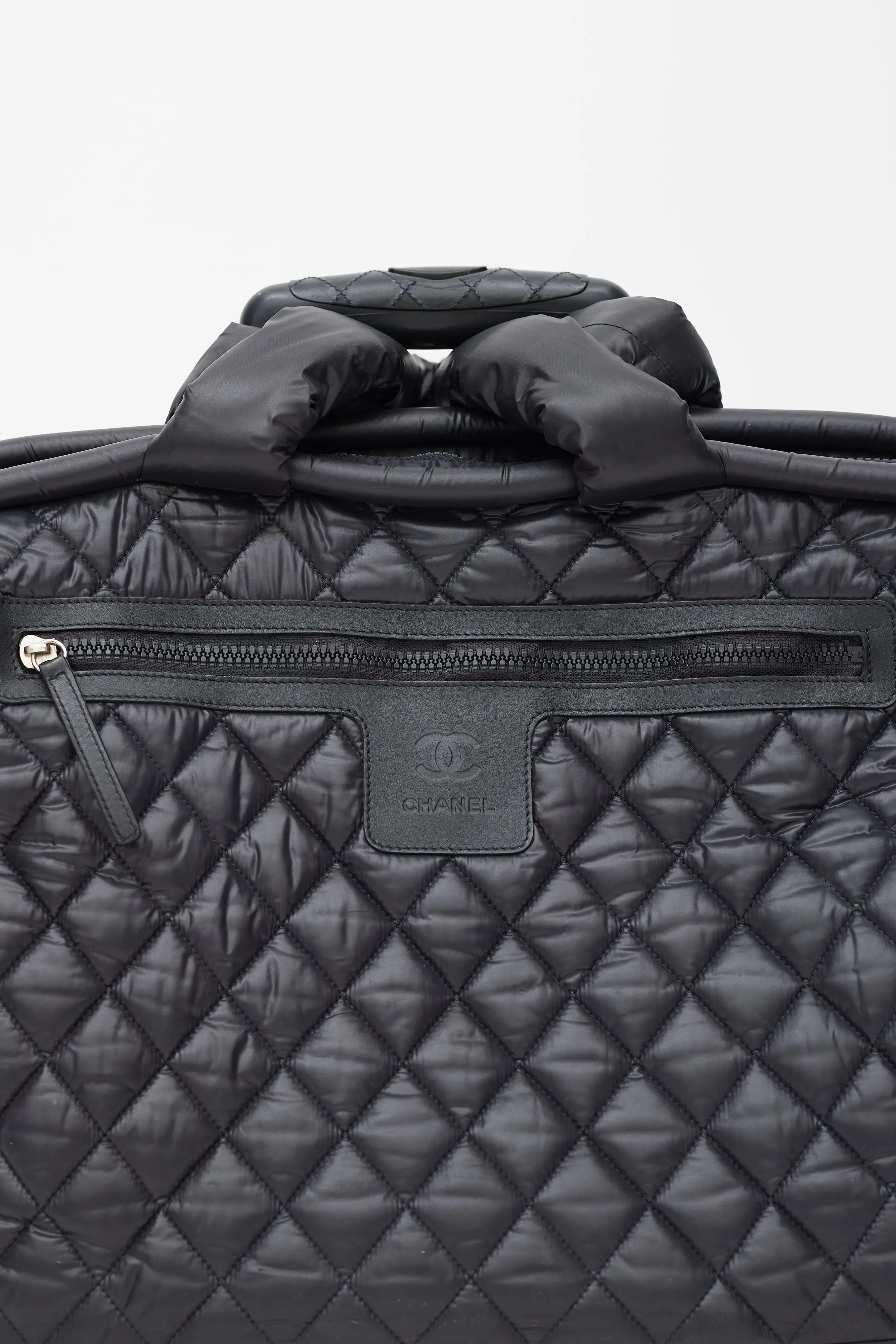 2010s Black Nylon Coco Cocoon Carry-On Trolley Suitcase
