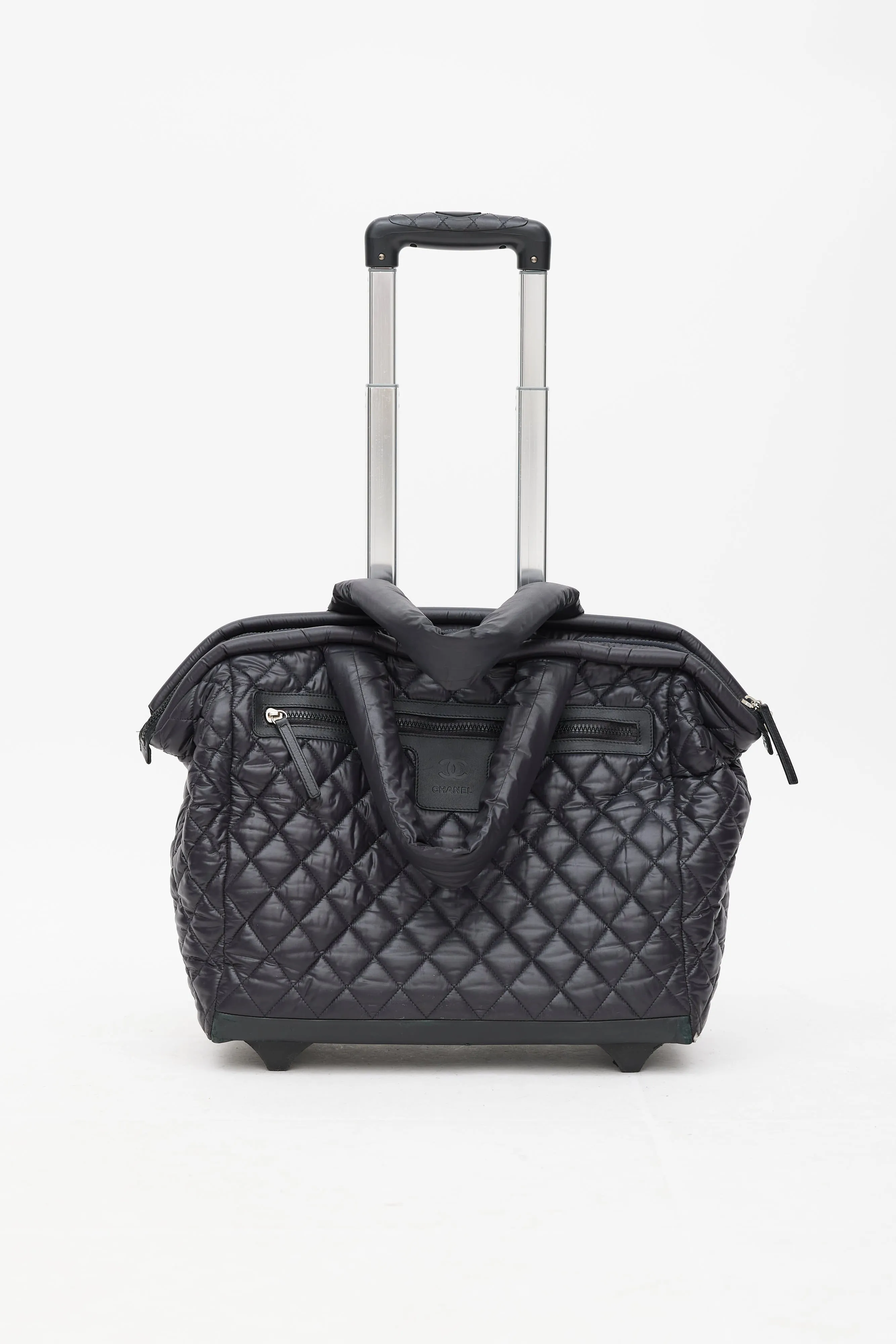 2010s Black Nylon Coco Cocoon Carry-On Trolley Suitcase