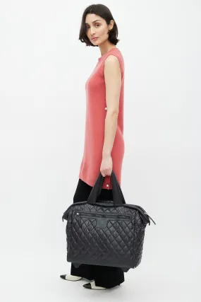 2010s Black Nylon Coco Cocoon Carry-On Trolley Suitcase