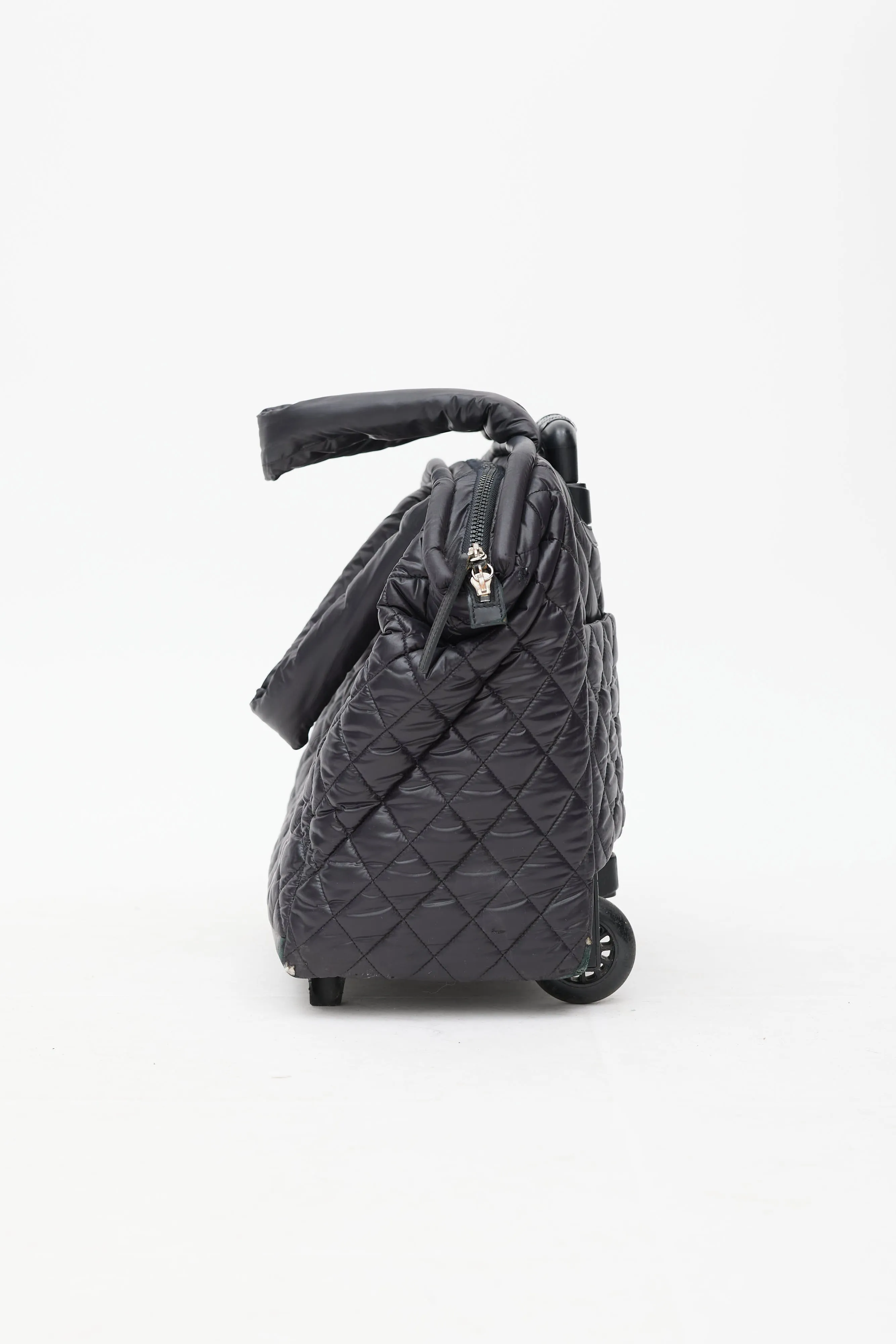 2010s Black Nylon Coco Cocoon Carry-On Trolley Suitcase