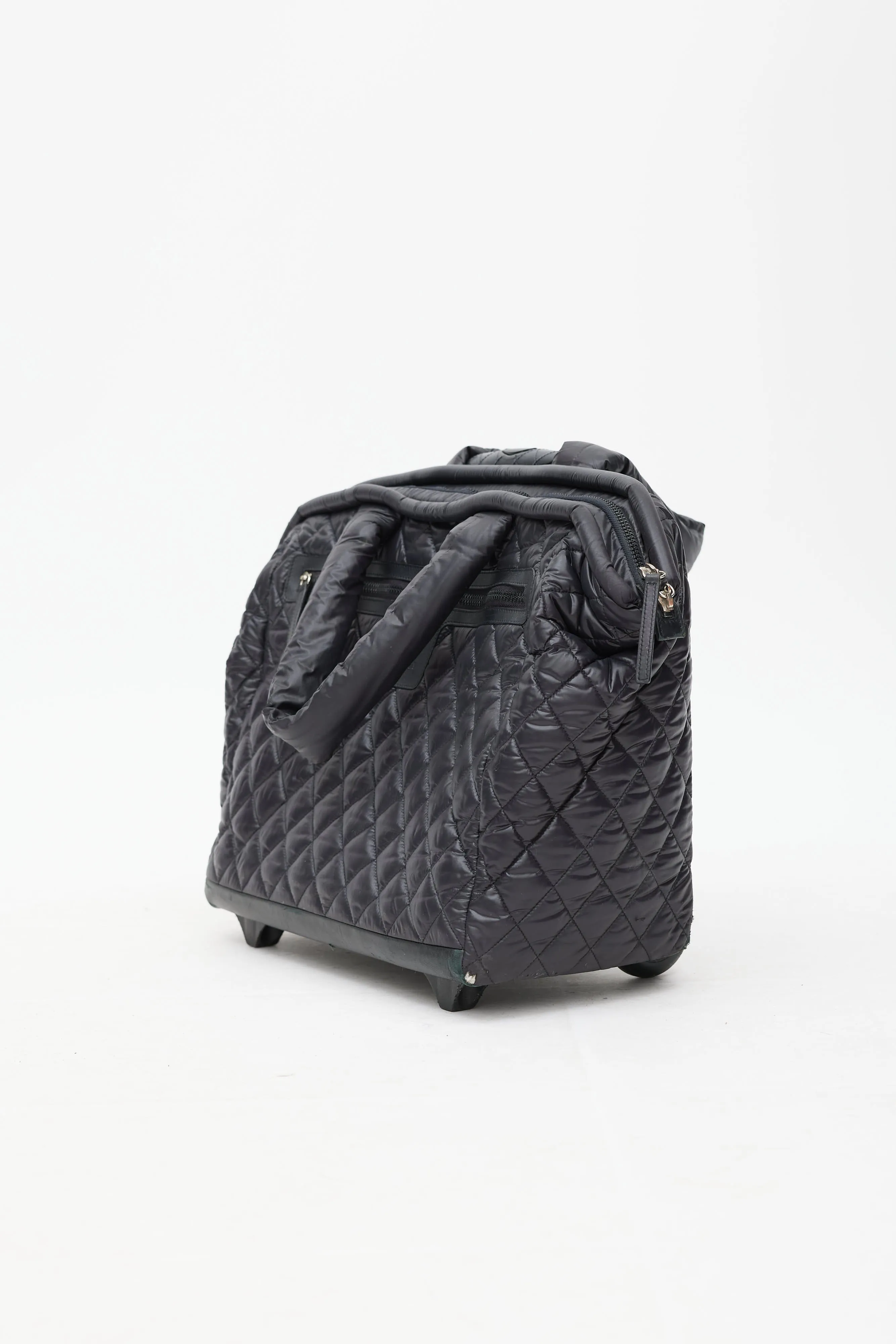 2010s Black Nylon Coco Cocoon Carry-On Trolley Suitcase