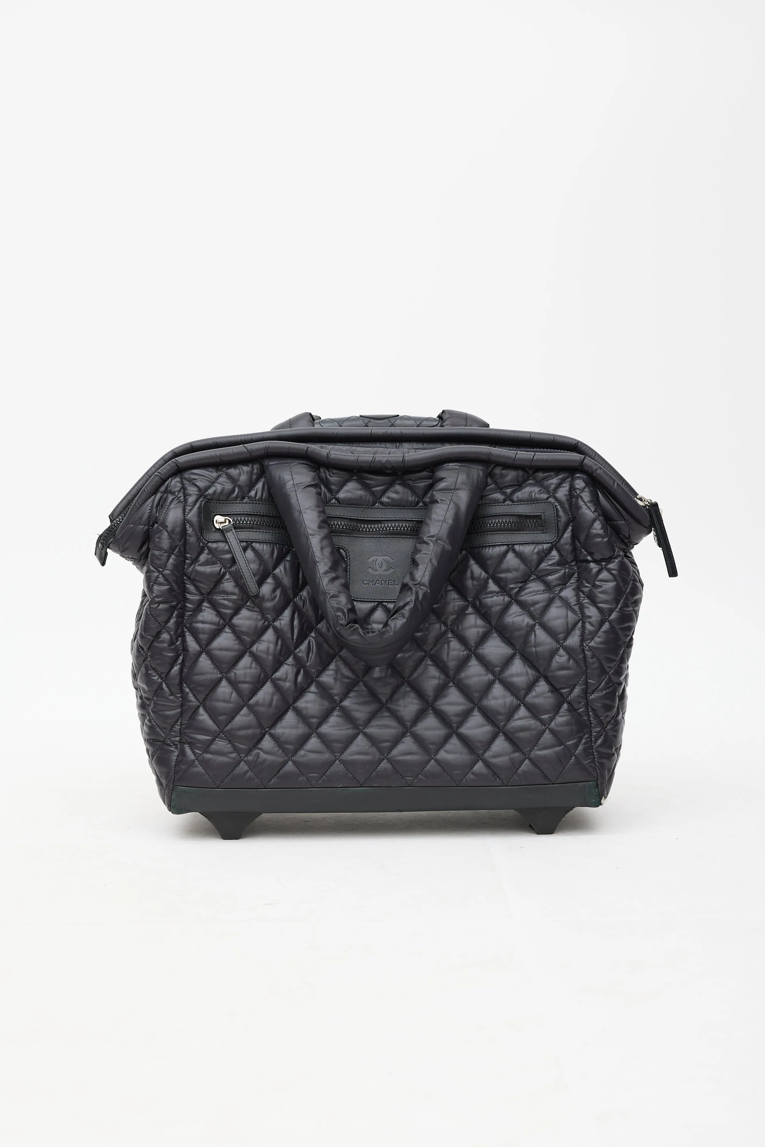2010s Black Nylon Coco Cocoon Carry-On Trolley Suitcase