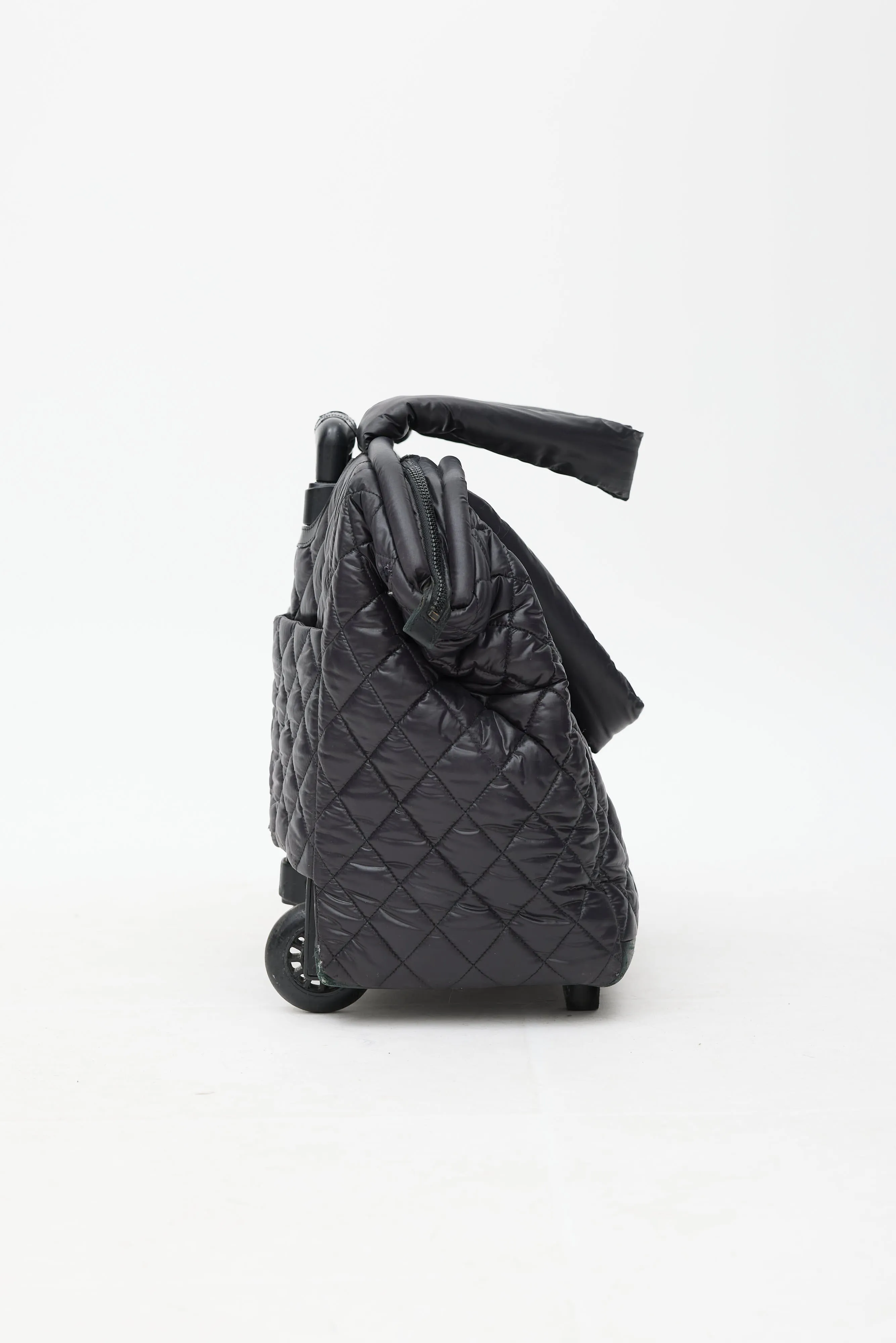 2010s Black Nylon Coco Cocoon Carry-On Trolley Suitcase