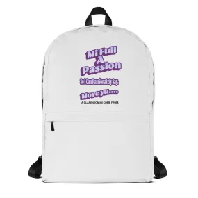 A CLARENDON MI COME FROM - Backpack - Jamaican slang on a backpack Jamaica personalized backpack Jamaica book bag Jamaican bag