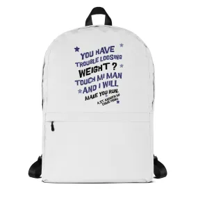 A ST. ANDREW MI COME FROM - Backpack - Jamaican slang on a backpack Jamaica personalized backpack Jamaica book bag Jamaican bag
