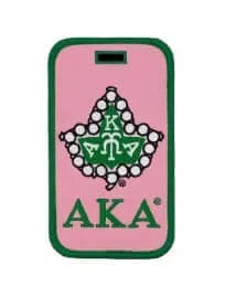 AKA Luggage Tag - Letters and Ivy with Pearls