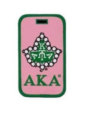 AKA Luggage Tag - Letters and Ivy with Pearls