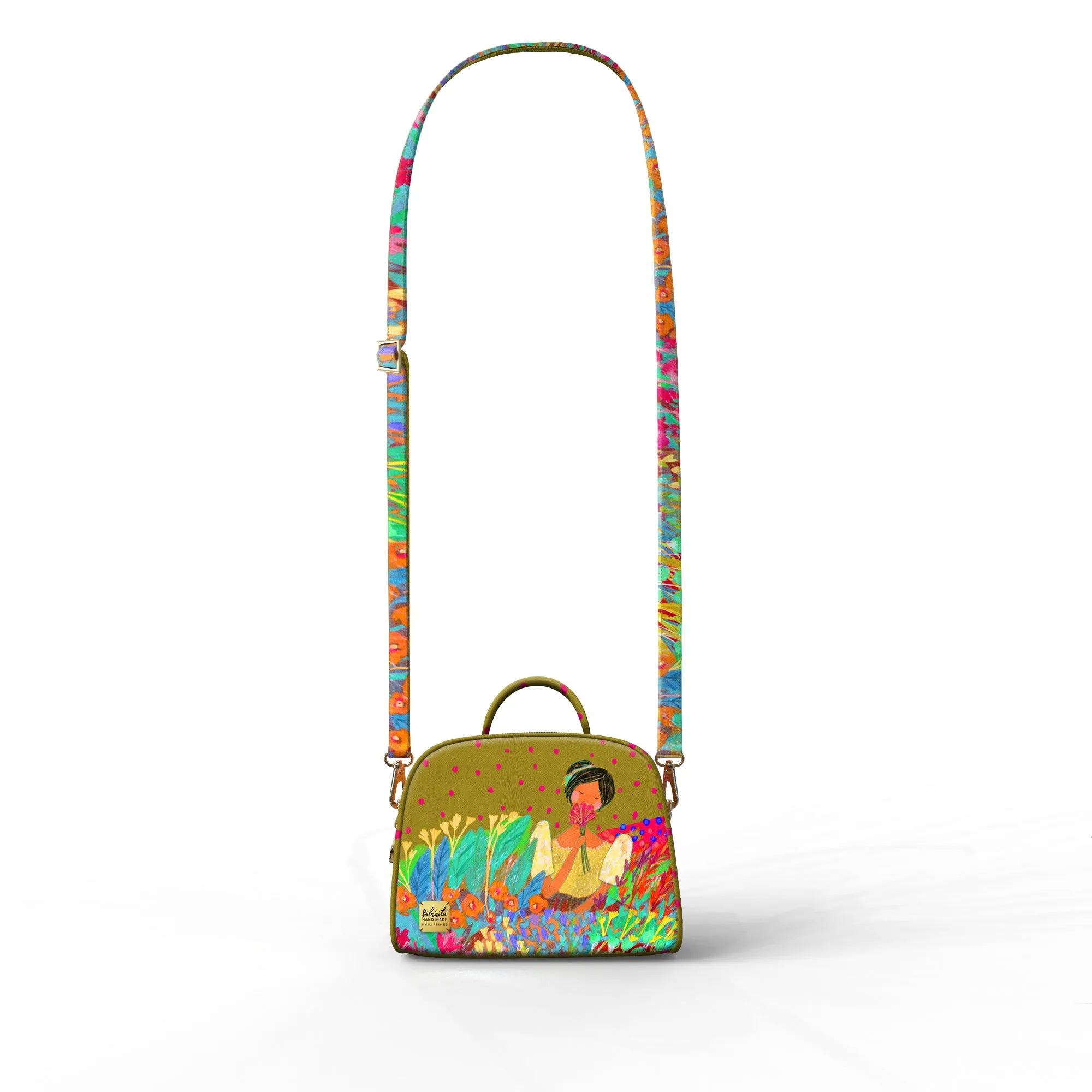 Bibsisita Handbag with strap - Bloom