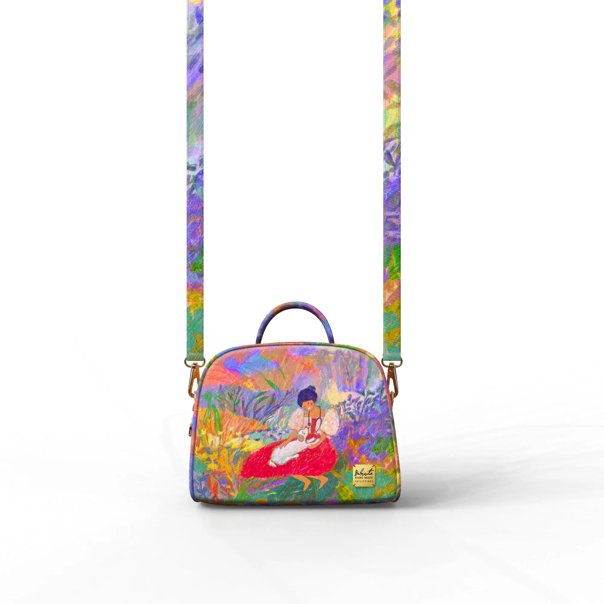 Bibsisita Handbag with strap - Know that I Love You
