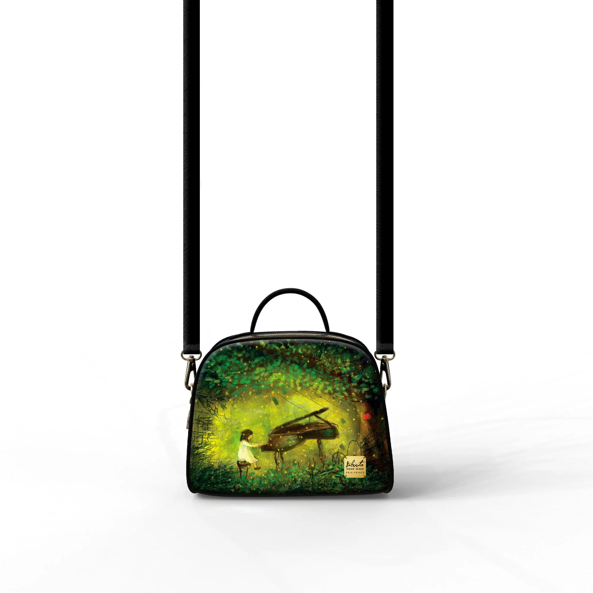 Bibsisita Handbag with strap - Magical Piano