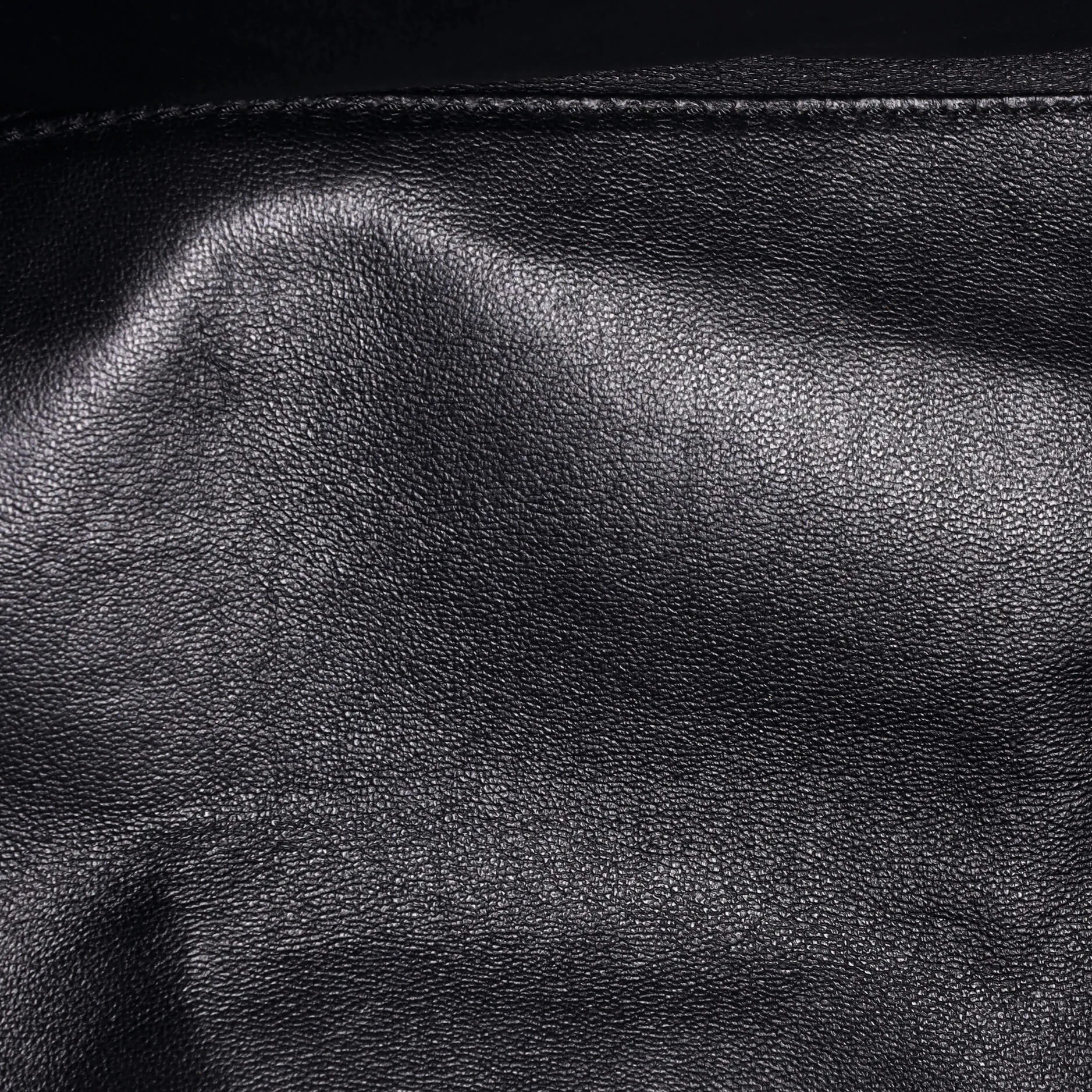 Bicolor Luggage Bag Leather Mini
