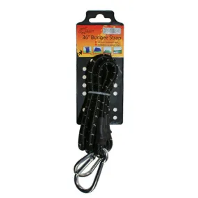 Bungee Strap with Carabiner Clips 36"