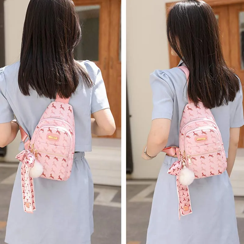 Cute Sling Bag Women Lightweight One Strap Crossbody Shoulder Bag