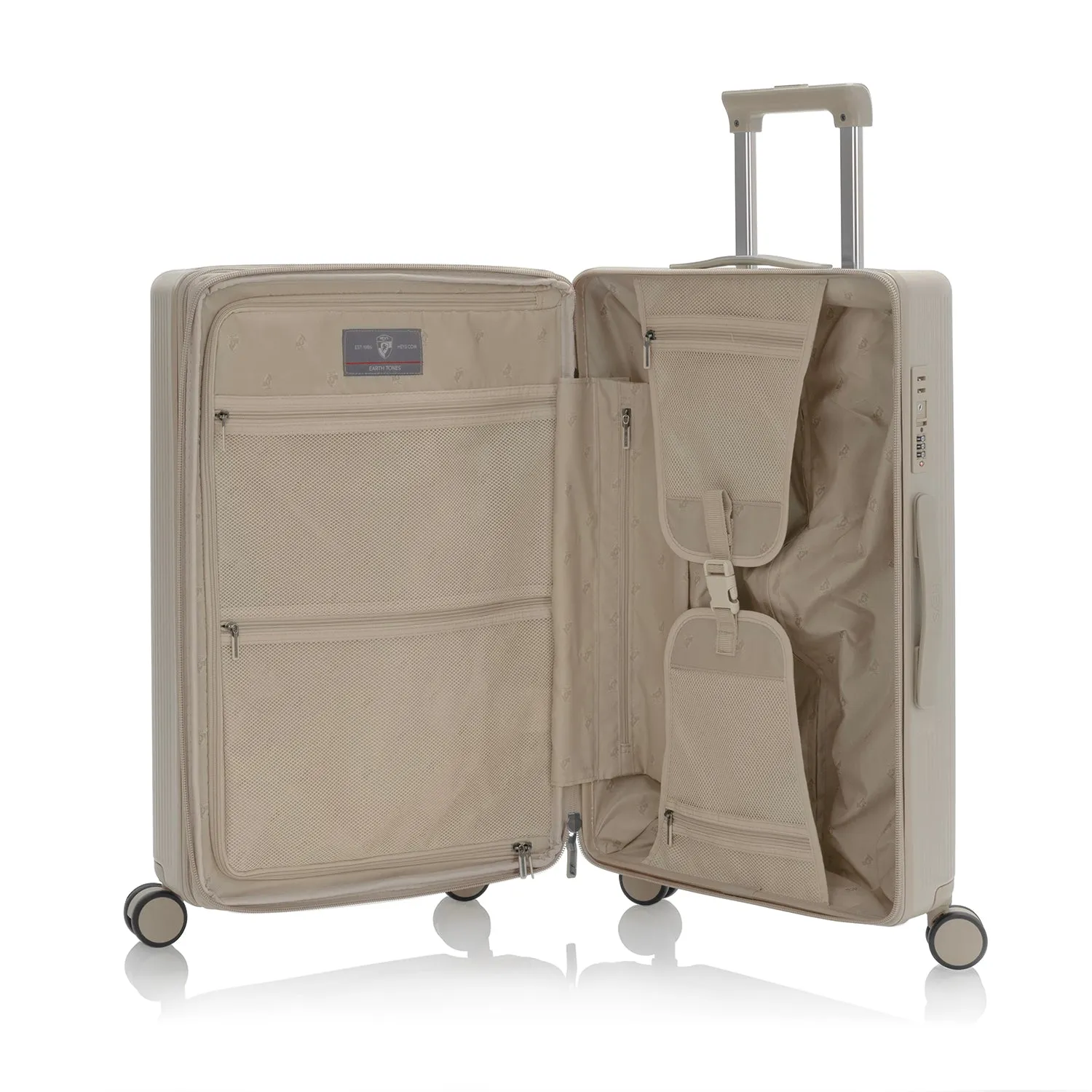 Earth Tones 3 Piece Luggage Set