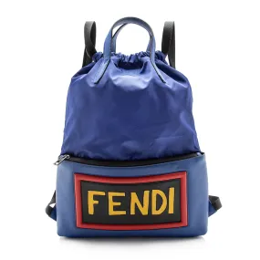 Fendi Nylon Logo Backpack (SHF-13539) Fendi Nylon Logo Backpack (SHF-13539)