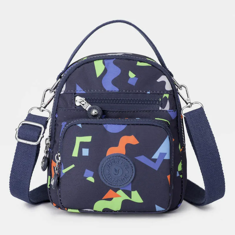 Floral Print Sling Bags for Women Crossbody Backpack Multipurpose Shoulder Bag