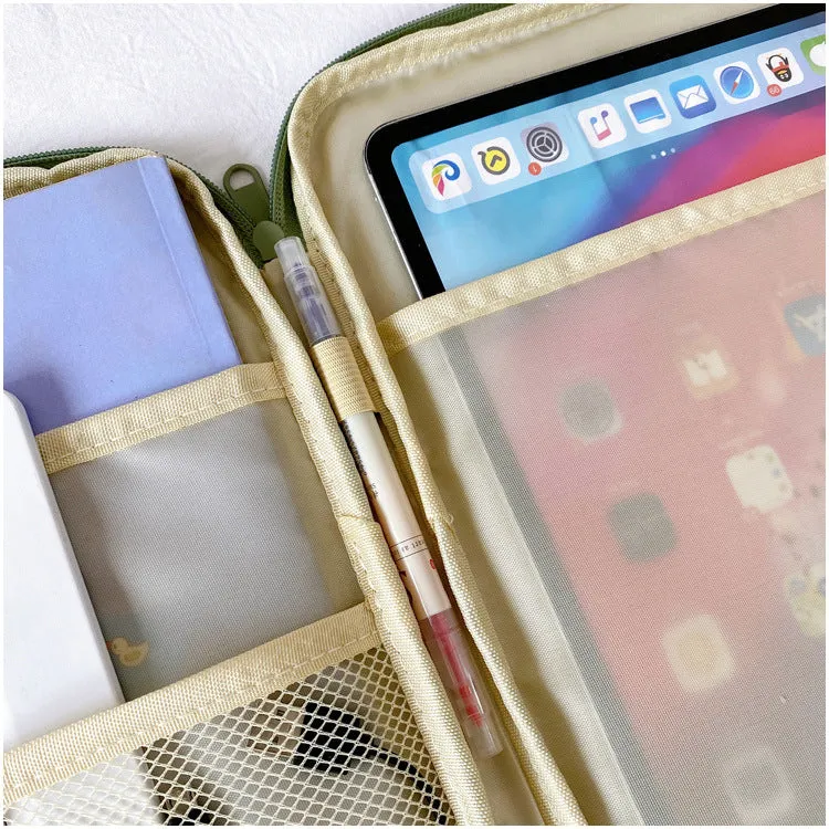 Gingham Tablet and Laptop Bag Cover Case