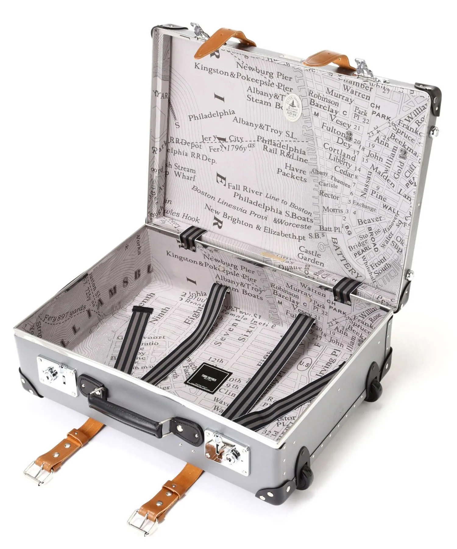 Globe-Trotter X Todd Snyder 21" Suitcase in Grey