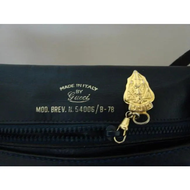 Gucci Vintage Pursesdesigner Purses Black Suede And Leather Shoulder Bag