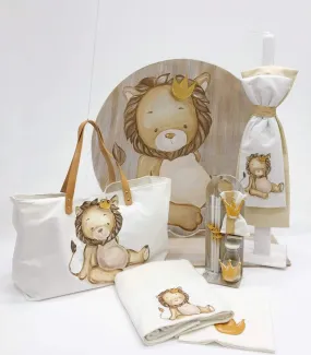 King Lion Baptism / Christening Set