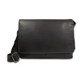 Leather Laptop Bag Dark Brown