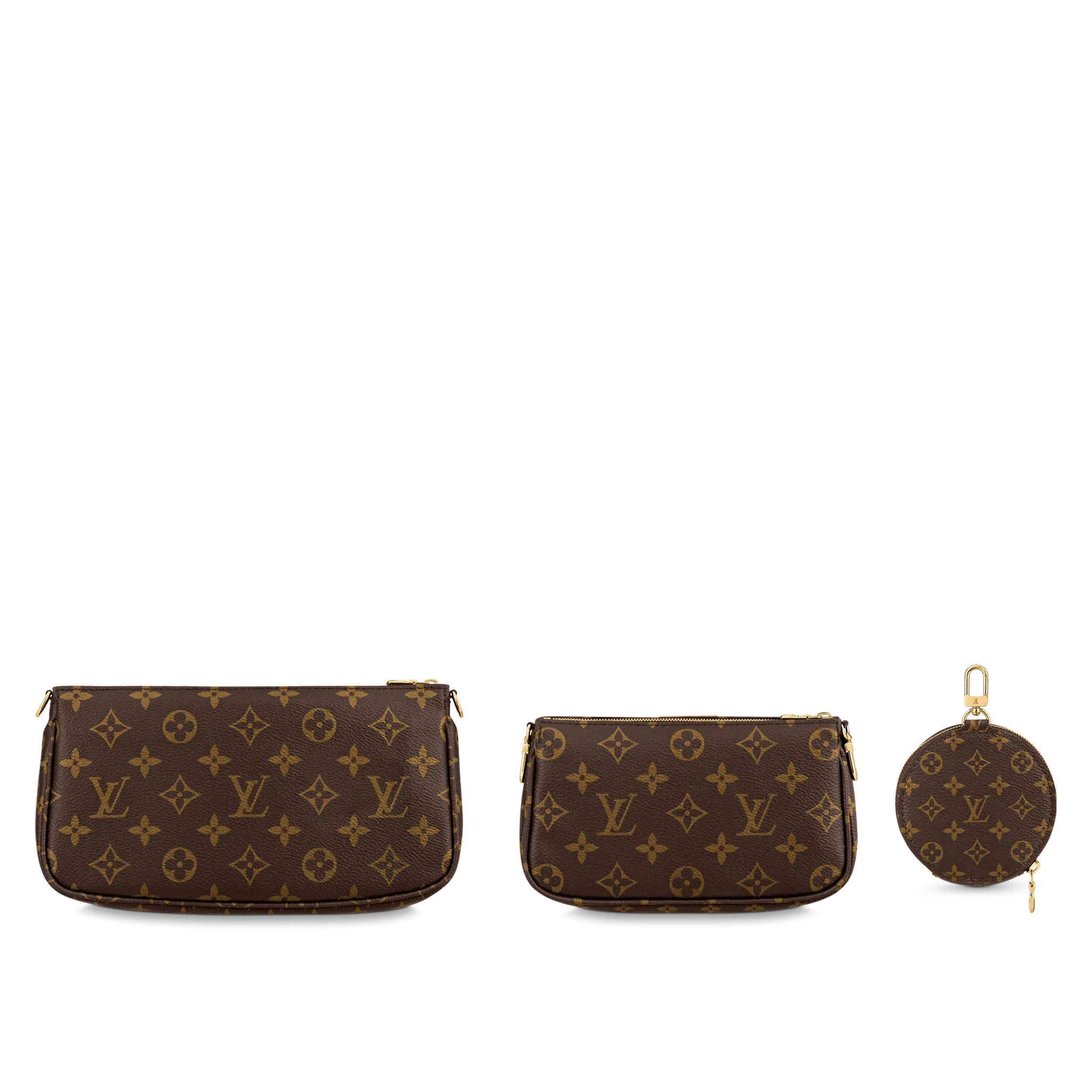 Louis Vuitton Multi Pochette Khaki Crossbody Bag