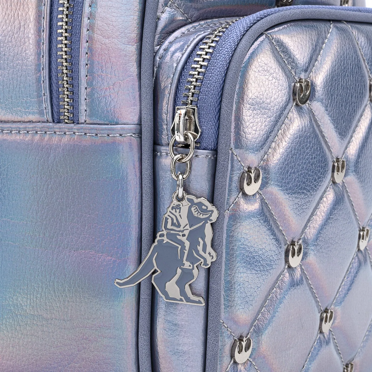 Loungefly X Star Wars The Empire Strikes Back 40th Anniversary Hoth Iridescent Quilted Mini Backpack