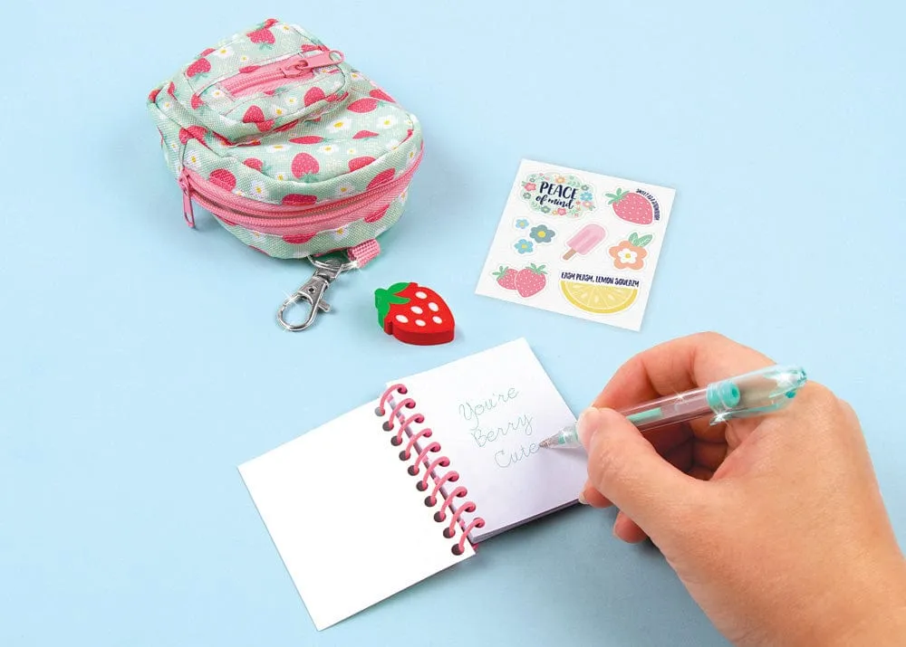 Make It Real Mini Backpack With Stationery