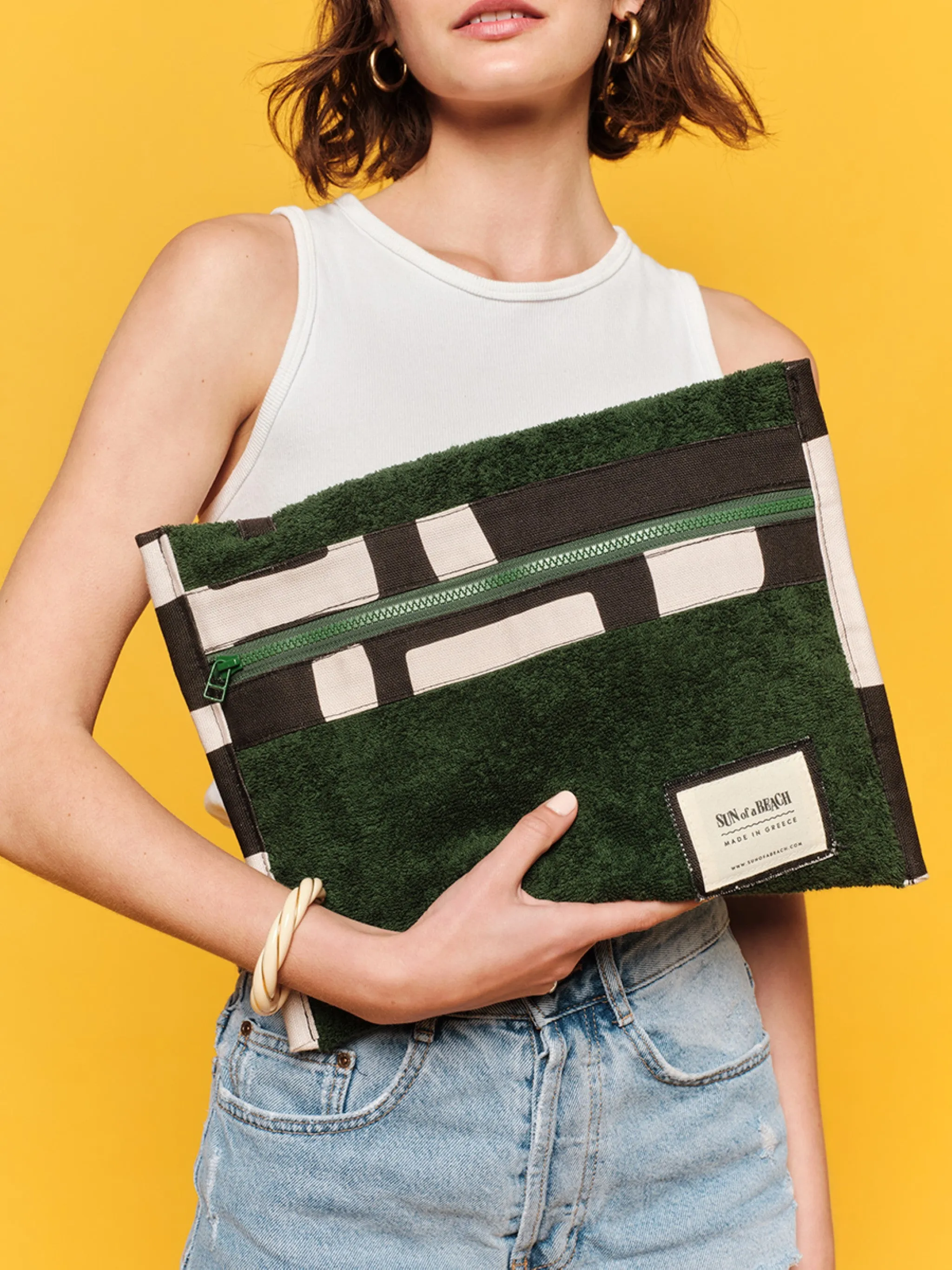 Mosaic Evergreen | Waterproof Pouch