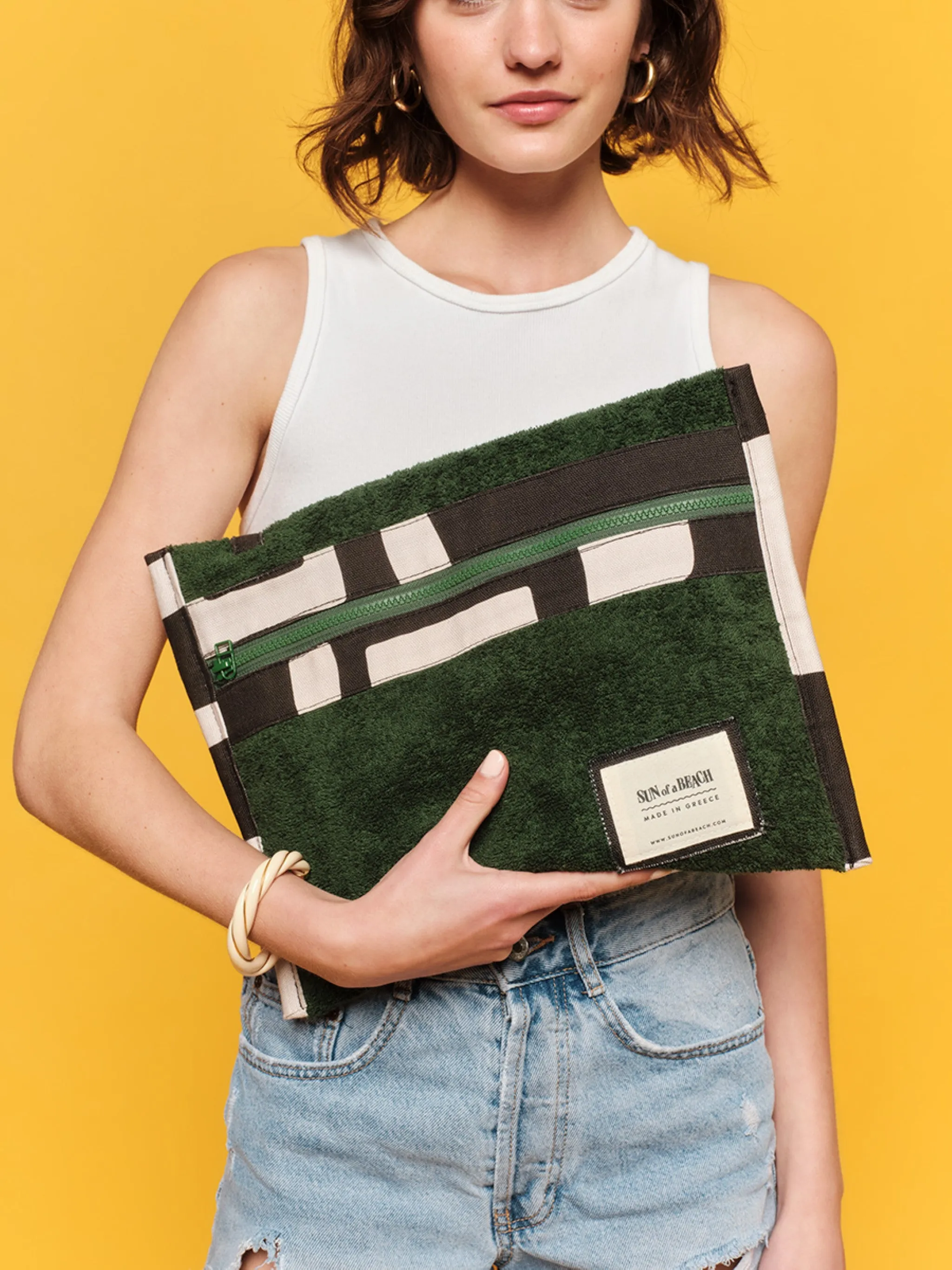 Mosaic Evergreen | Waterproof Pouch