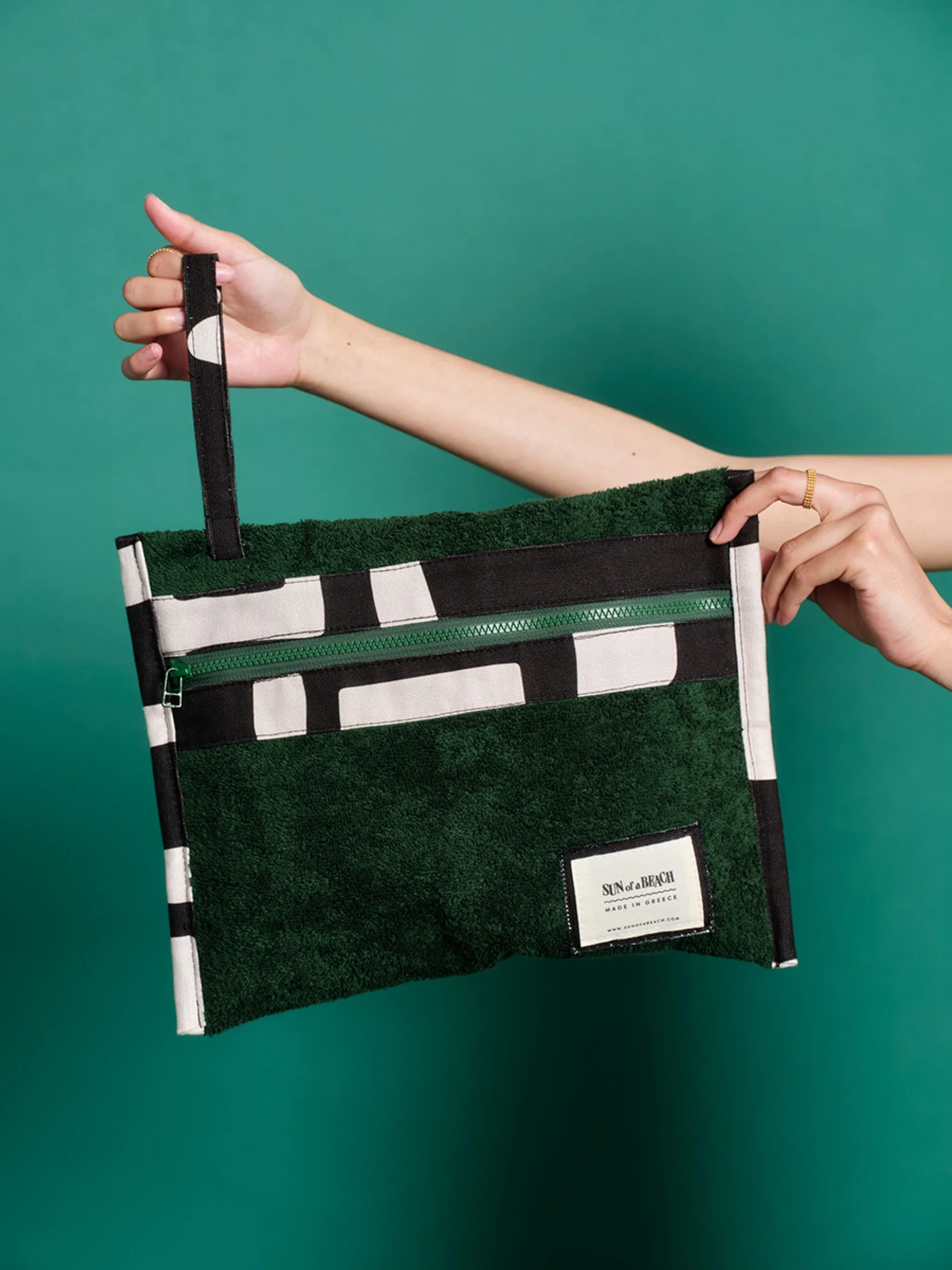 Mosaic Evergreen | Waterproof Pouch
