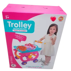 Playful Delight Trolley - Multifunctional Toy Cart for Creative Pretend Play, Ages 3 