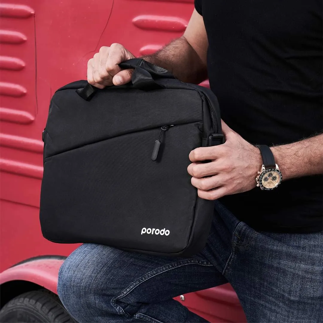 Porodo Lifestyle Nylon Fabric 15.6 inch Laptop Sleeve Bag