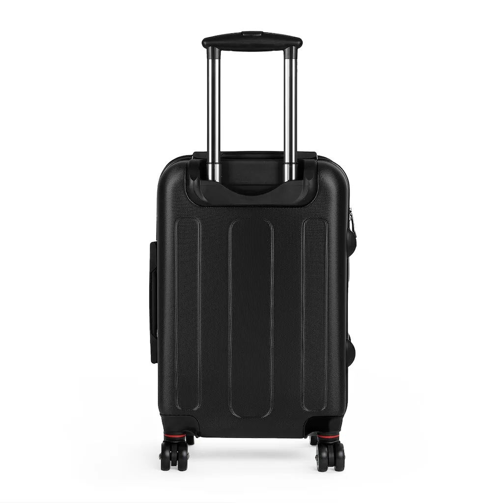 Red Argyle Carry-on
