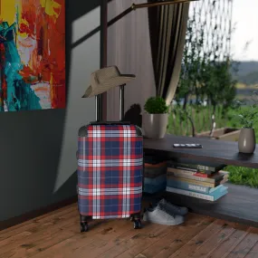 Red, White and Blue plaid Carry-on Red, White and Blue plaid Carry-on