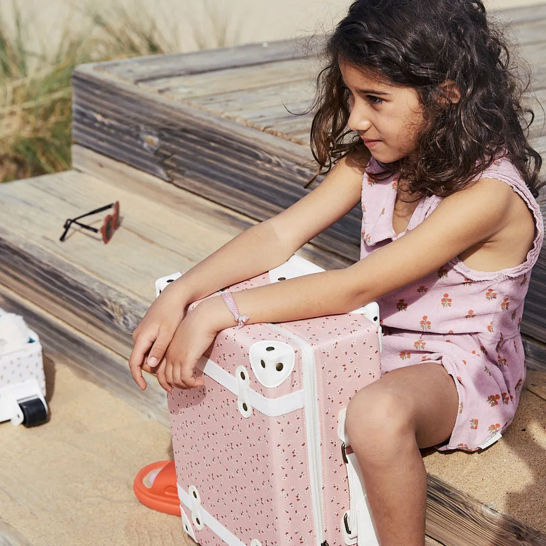 See Ya Suitcase - Pink Daisies