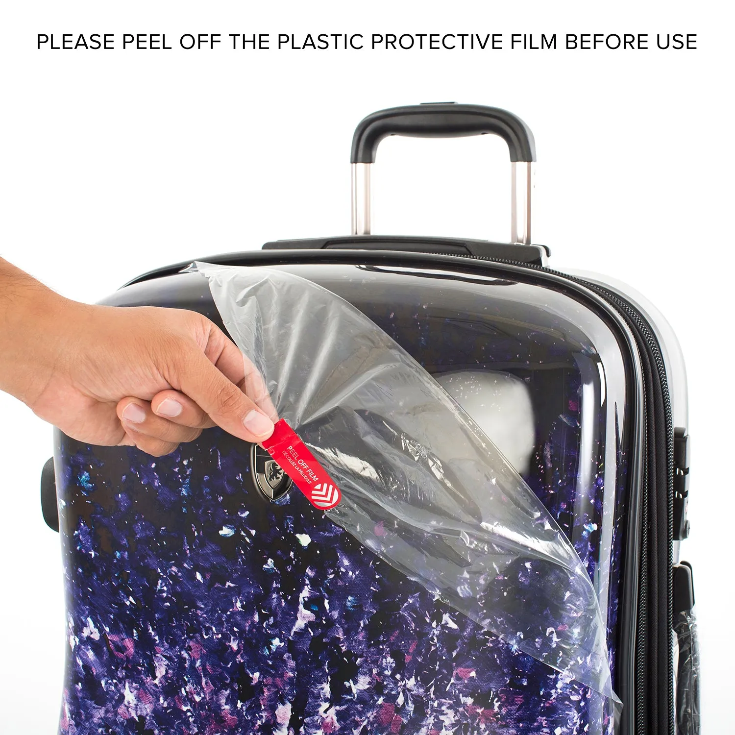 Tie-Dye Blue 21 Inch Fashion Spinner® Carry-On Luggage