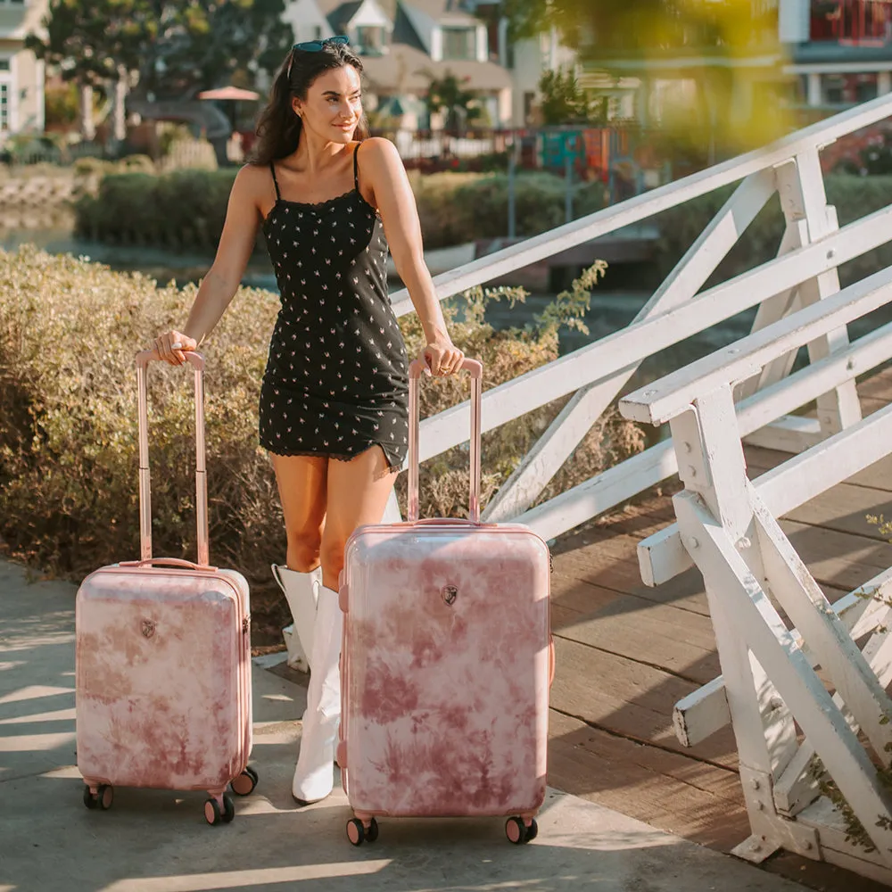 Tie-Dye Rose 21 Inch Fashion Spinner® Carry-On Luggage