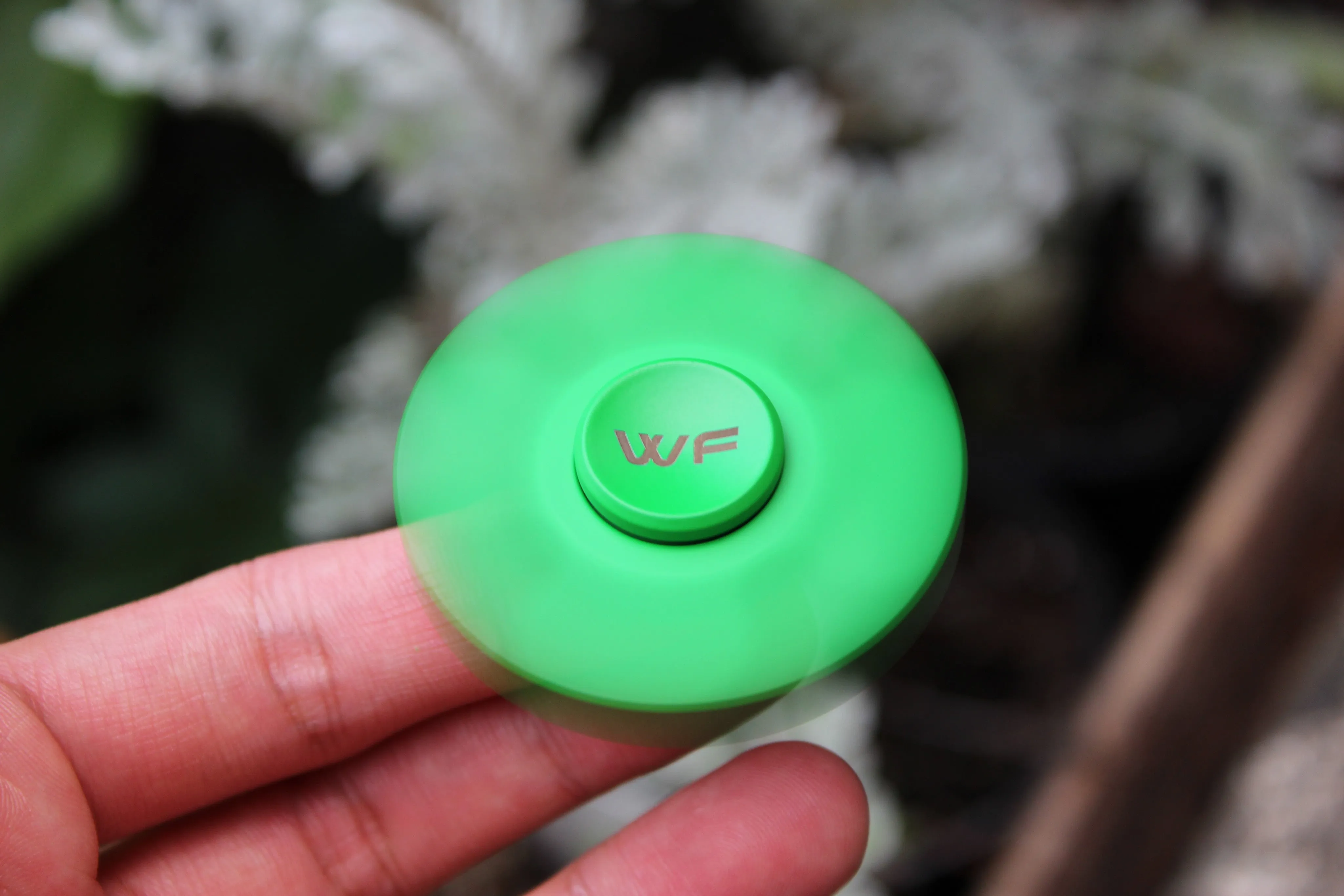 WeFidget's Lucky Clover Fidget Spinner, Extremely Smooth, Well Balanced, 4-5 minutes spin time.