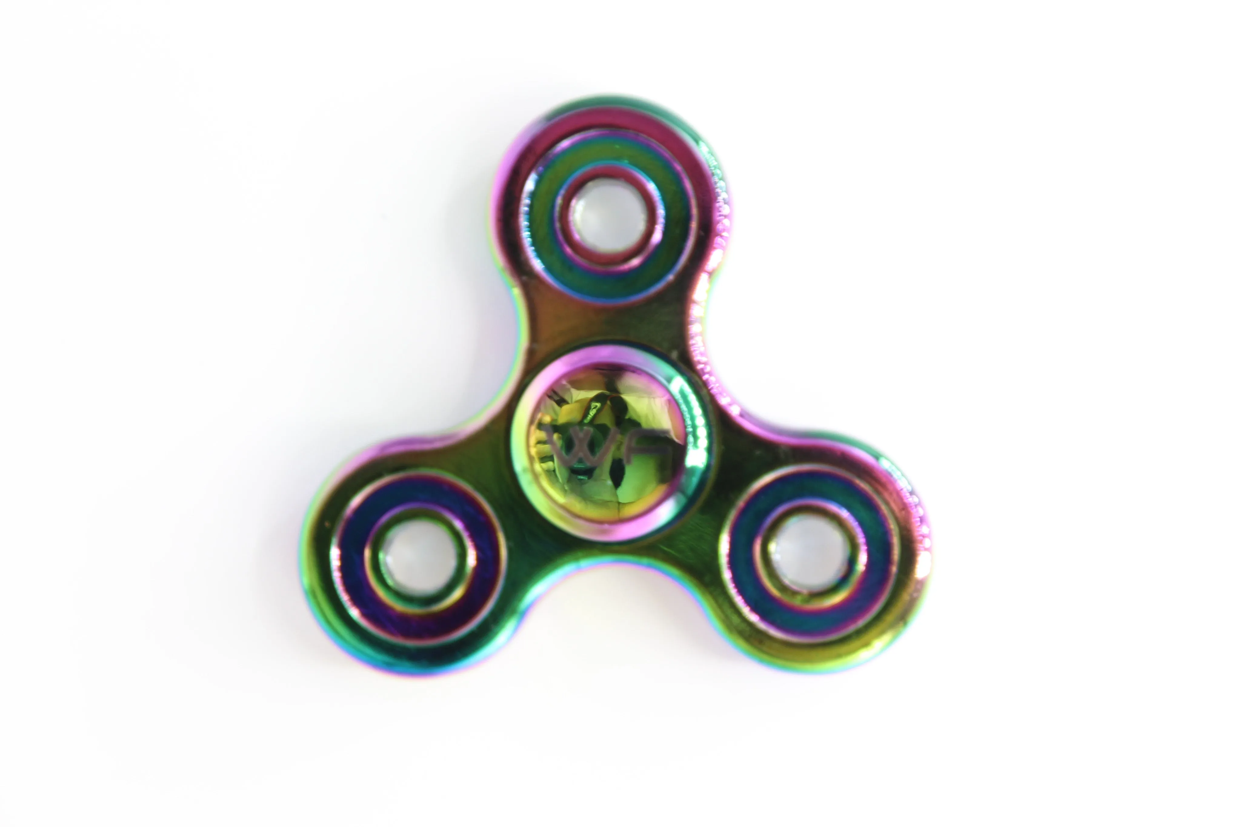 WeFidget's Metal Chrome Tri Fidget Spinner