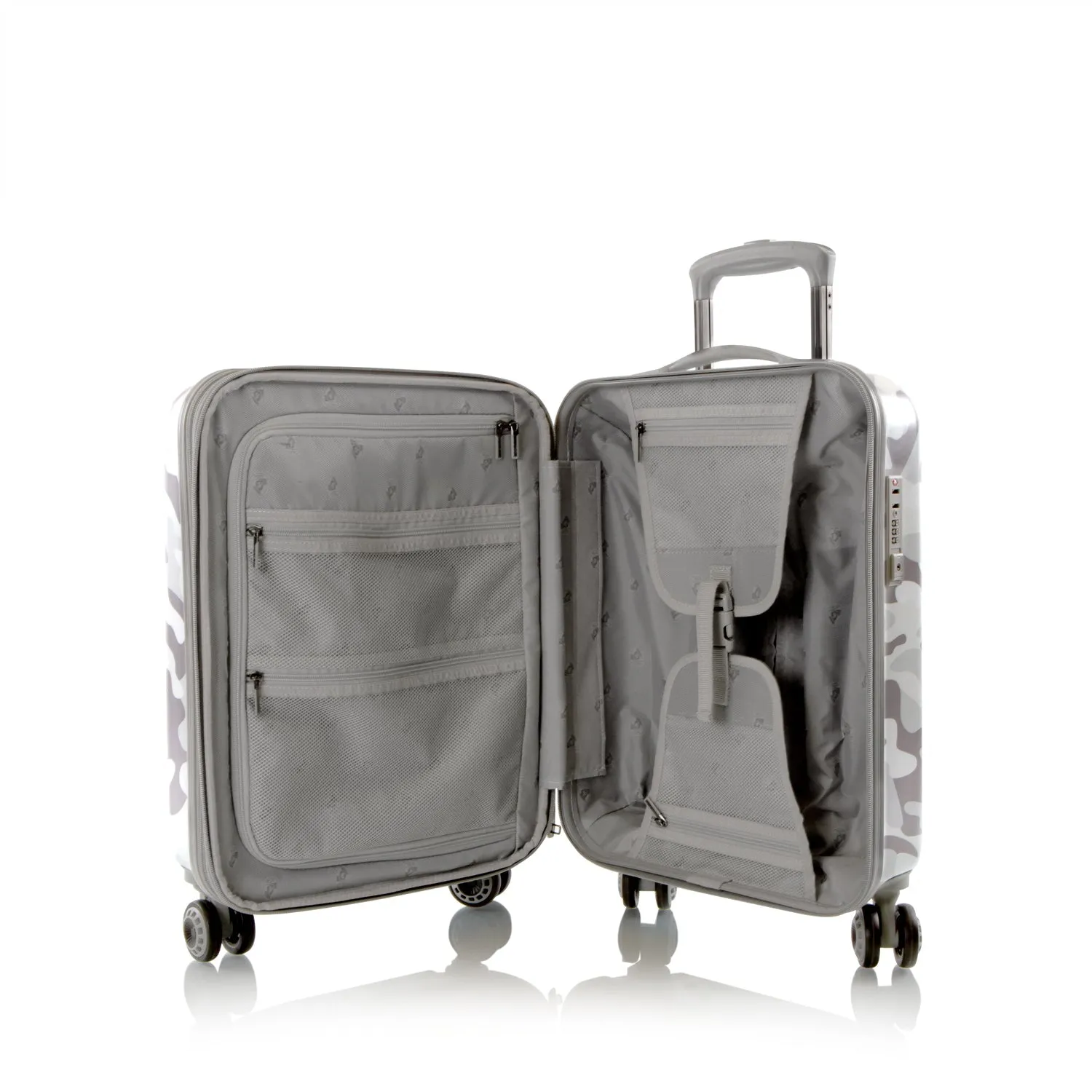 White Camo 21" Fashion Spinner® Carry-On Luggage