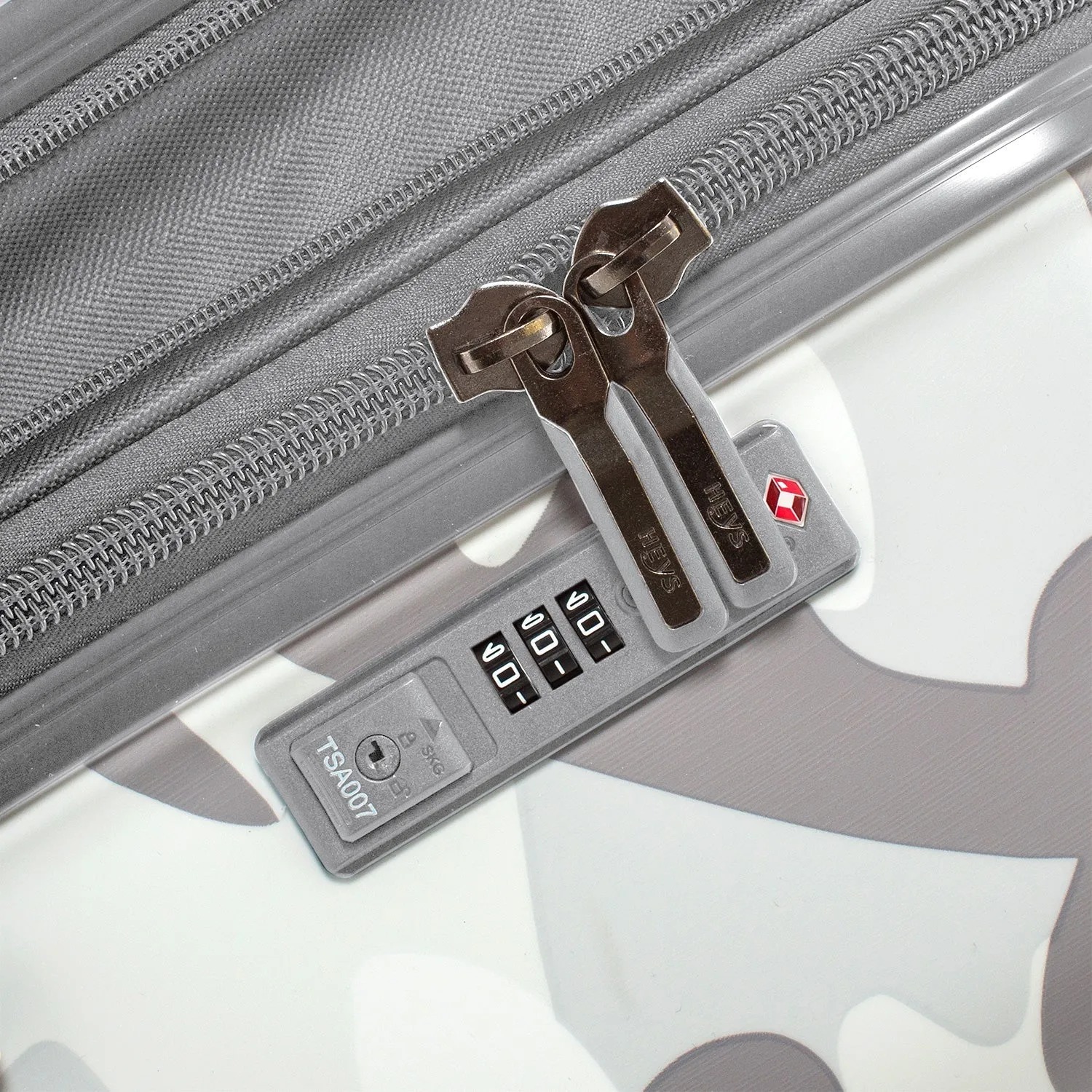 White Camo 21" Fashion Spinner® Carry-On Luggage